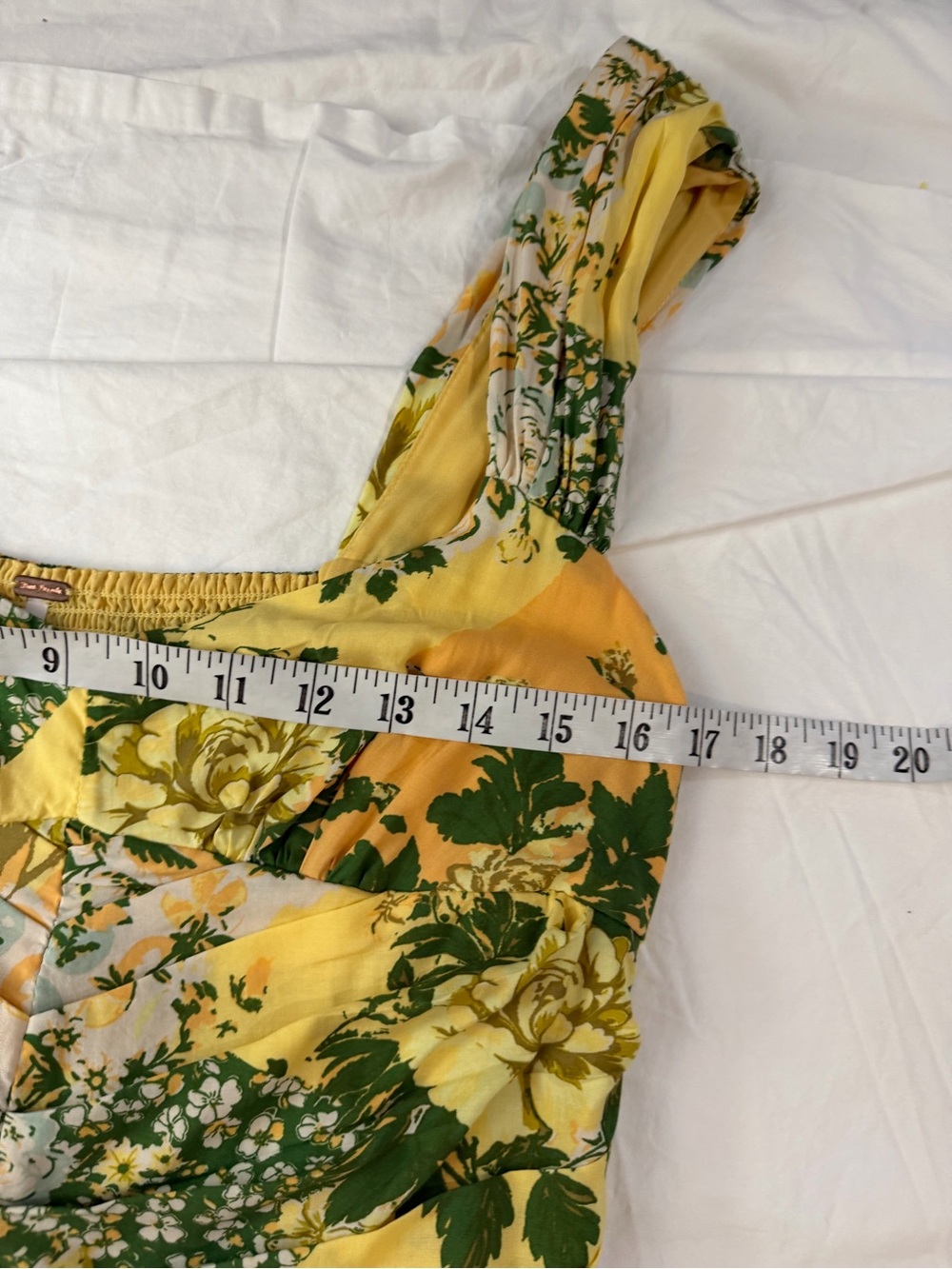 FREE PEOPLE Sasha Dress Maxi Lemon Combo L - Picture 12 of 16